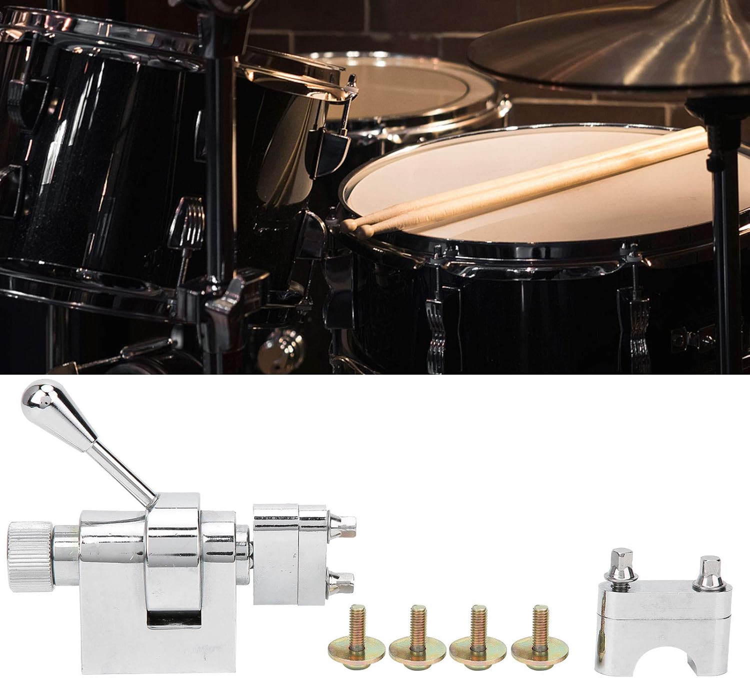 Buy Throw‑Off Snare Drum Strainer Silver Durable Metal with Filter Head