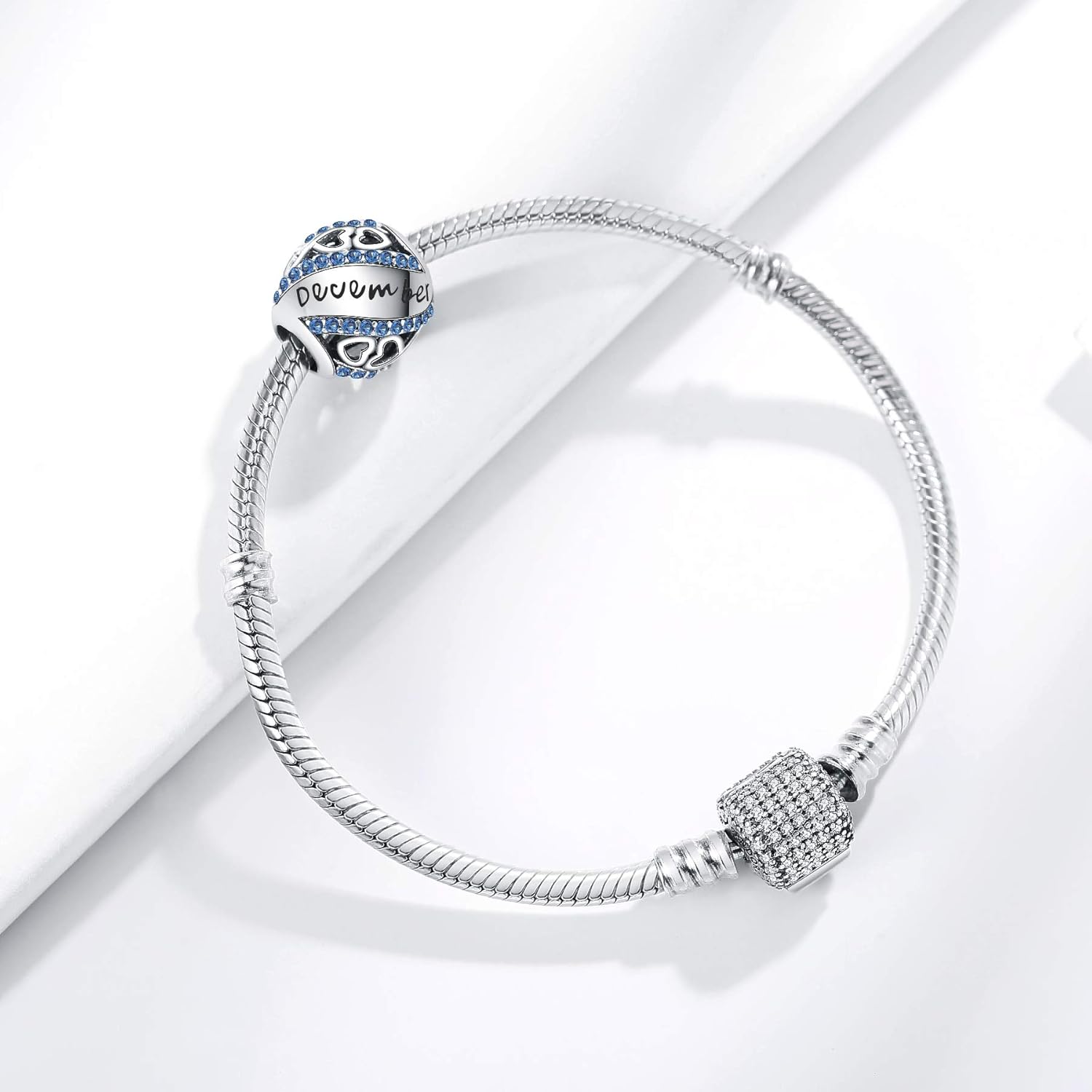 Birthstone Charms for Charms Bracelet 925 Sterling Silver Bead Openwork Charms Fit Pandora Charms Bracelet, Fit Women Wife Mom Christmas Birthday Gift - Image 7