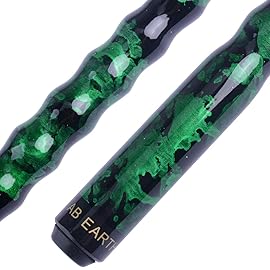 AB Earth 58 Pool Cue/Pool Stick Ergonomic Design Hardwood Canadian Maple 13mm Tip 18-21oz Billiard Cue B1SN, Green 20oz
