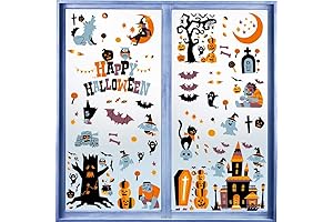 CCINEE - Spine-Tingling Halloween Window Stickers