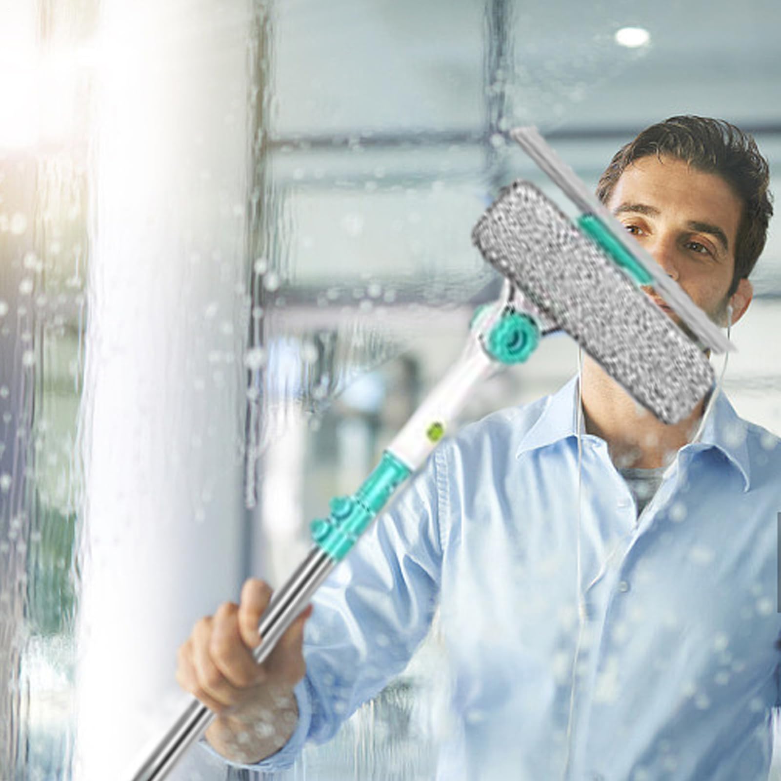 Squeegee Cleaning Squeegee, wysuwany środek czyszczący z mikrofibry