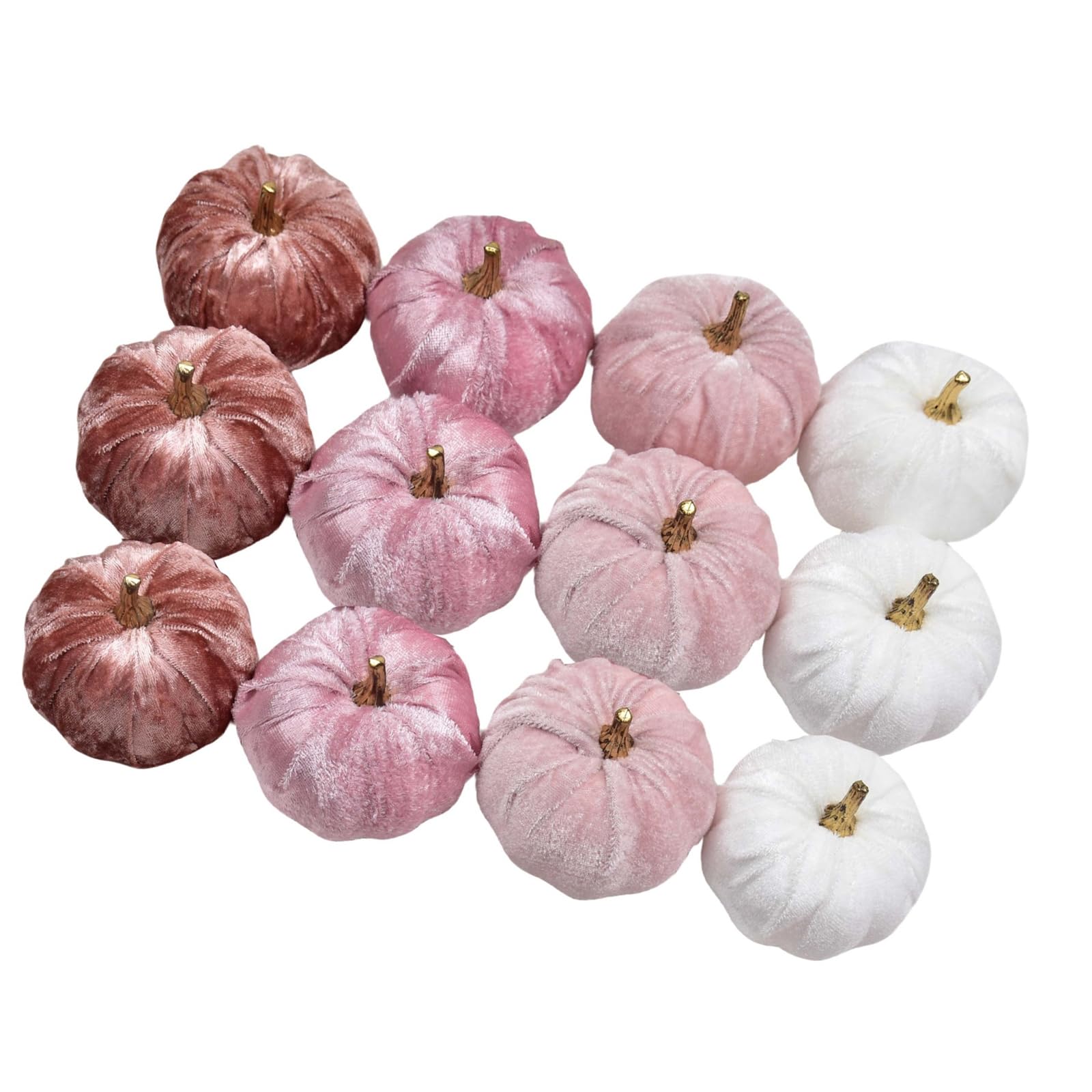 Woedpez 12pcs Miniature Realistic Pumpkin Set Artificial Vegetables Holiday Decoration for Dining Table Fireplaces Velvets Pumpkins