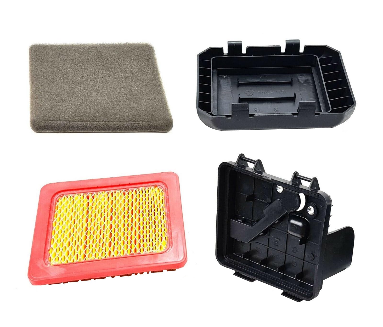Air filter housing + air filter compatible with Loncin engine / 180020597-0001 180020597-T320