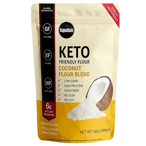 SupaEats Mezcla de harina de coco mezcla de harina de almendras SupaEats mezcla de harina de supersemillas SupaEats 1 a 1 sin gluten apta para dieta