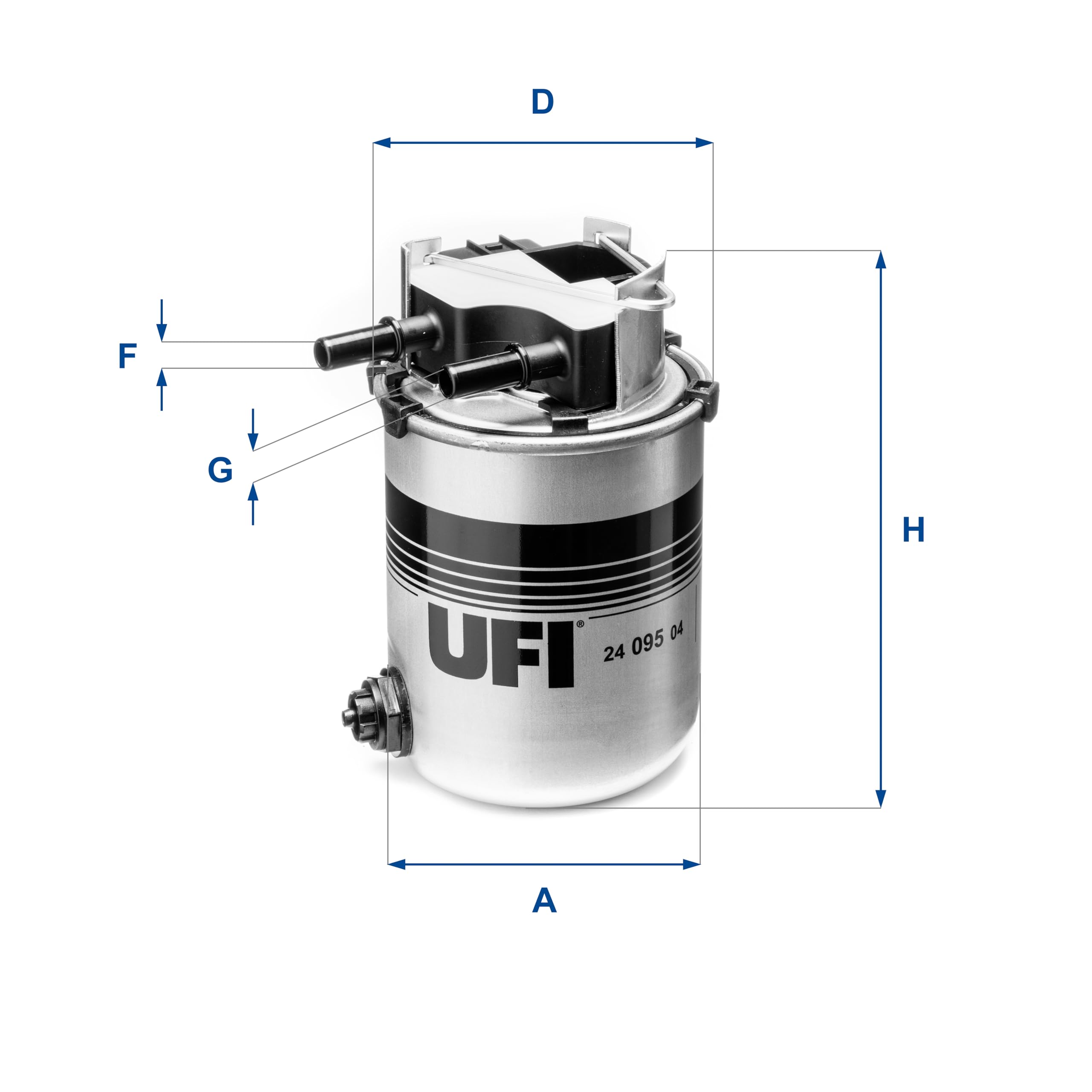 UFI Filters 24.095.04 Filtro Diesel