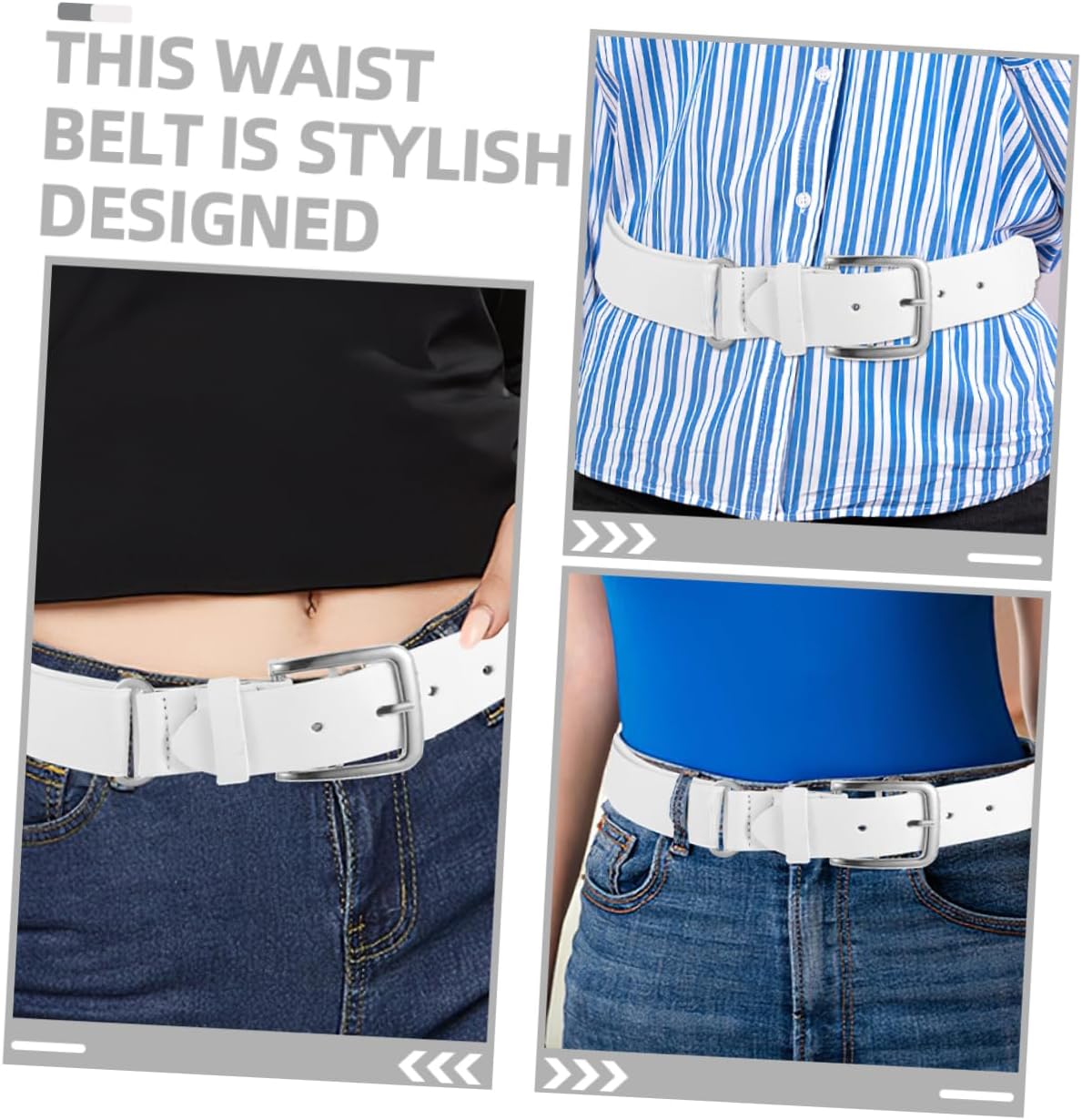 Yardwe 2Pcs Elastic Baseball Belt for Men and Women Softball Waist Belt for Sports Versatile Unisex Design for Fashion and Functionality