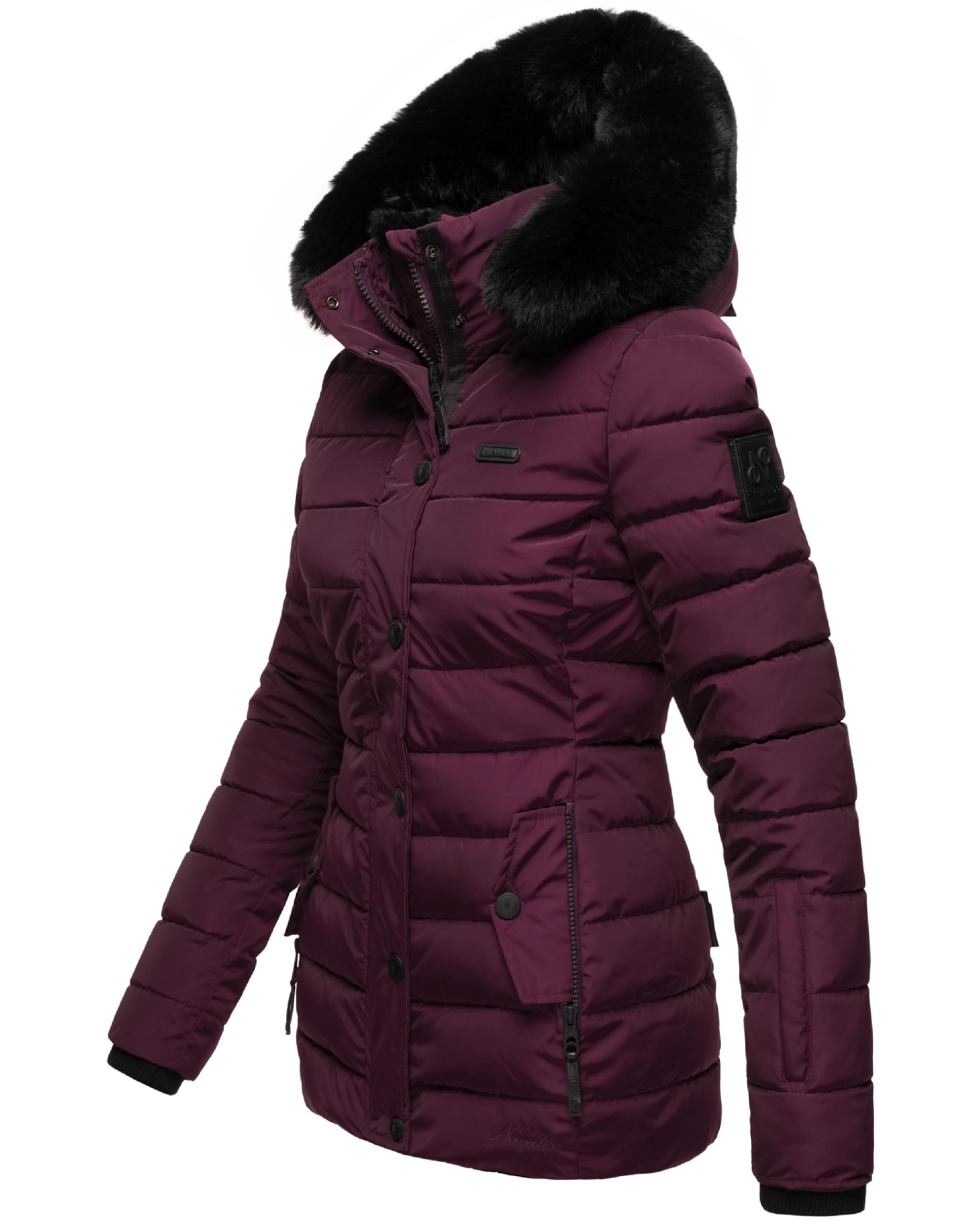 Navahoo Milianaa - Giacca trapuntata invernale da donna, calda, con cappuccio rimovibile, taglie XS-XXL