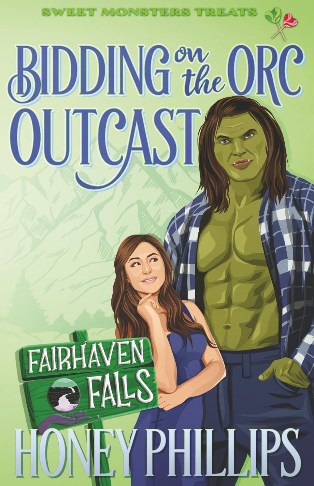 Bidding on the Orc Outcast: A Cozy Monster Romance