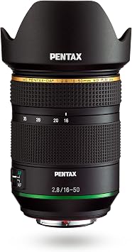 HD PENTAX-DA16-50mmF2.8ED PLM AW Standard Zoom Lens 28030 Black