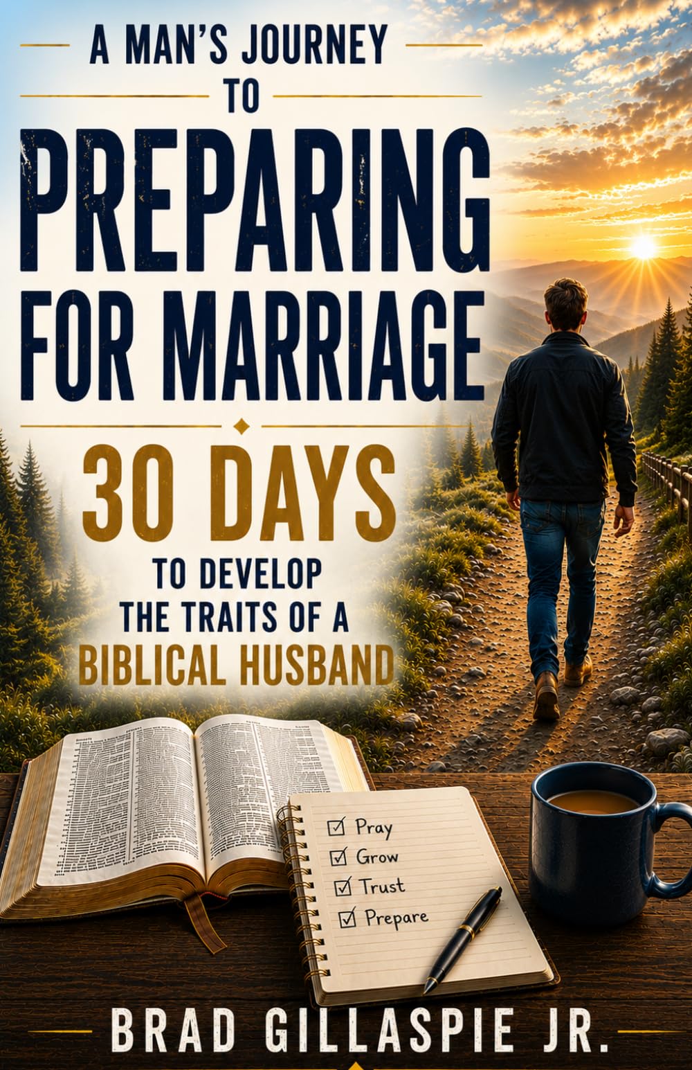 A Man's Journey to Preparing for Marriage: 30 Days to Develop the Traits of a Biblical Husband (Bible verses to be a better Christian Man)