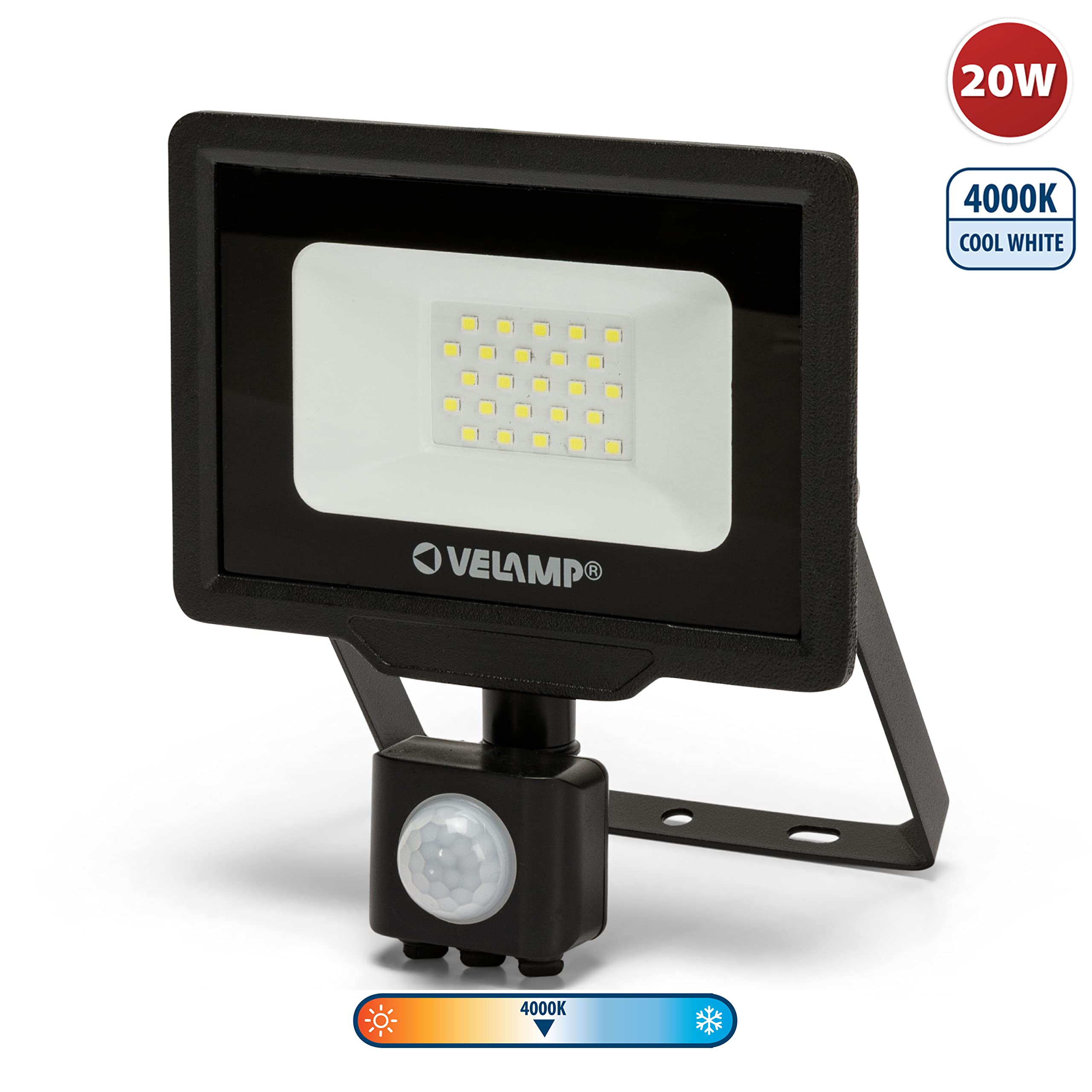 Proiettore LED 30W Impermeabile IP65 | Luce Bianco Naturale 4000K, Per Esterni, Nero - Foto 10