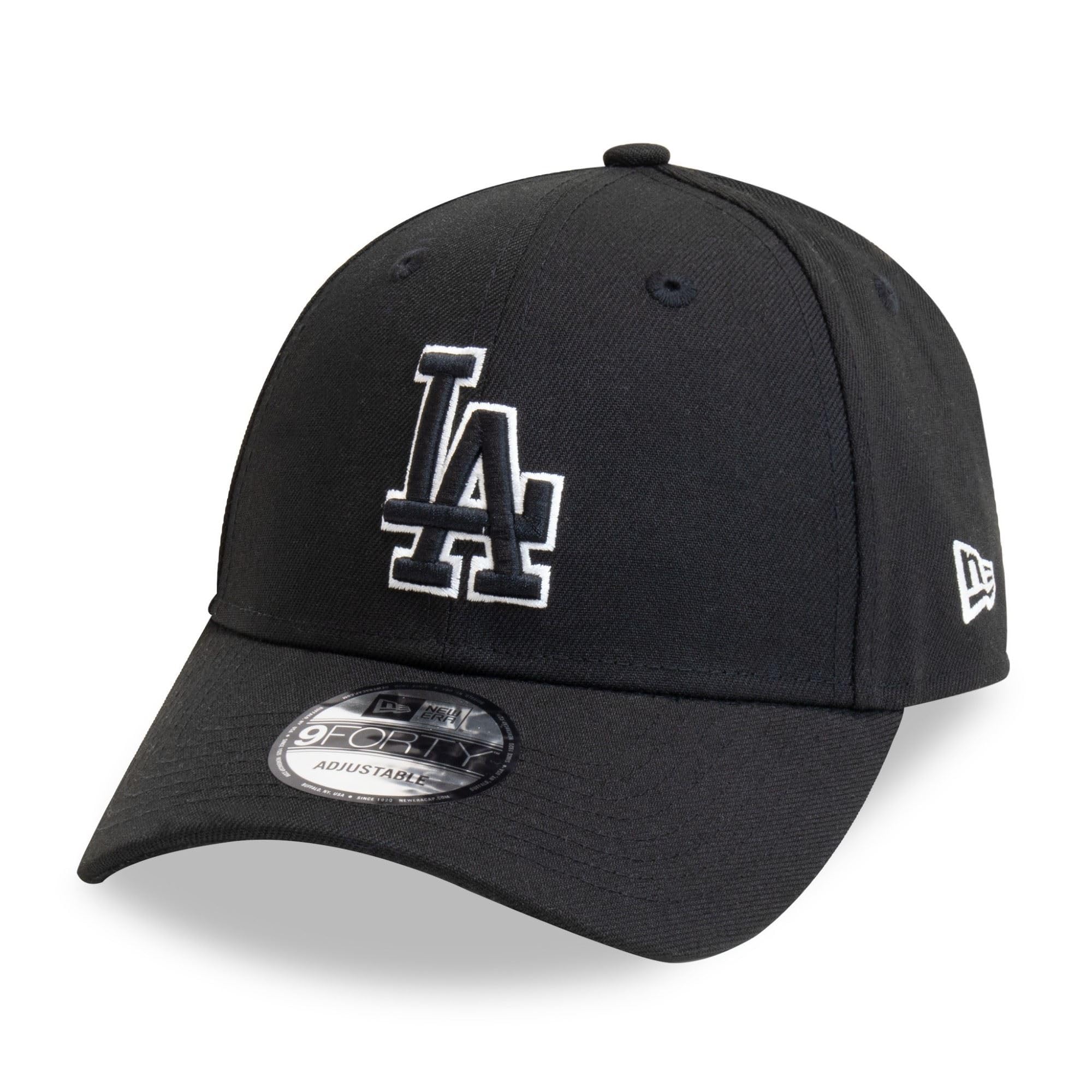New Era Los Angeles Dodgers MLB Pop Outline Black 9Forty Adjustable Cap