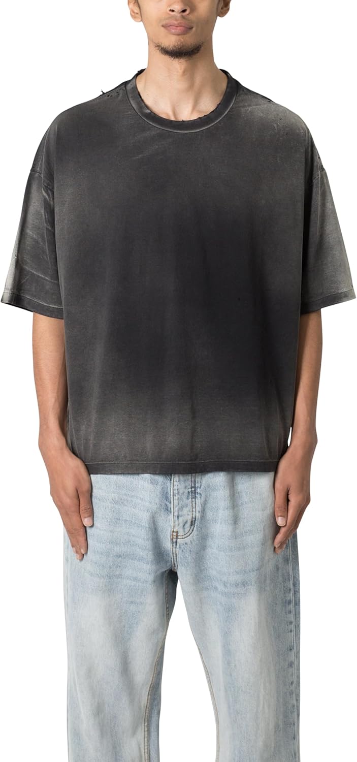 mnml Men's Sun Burned Distressed Tee