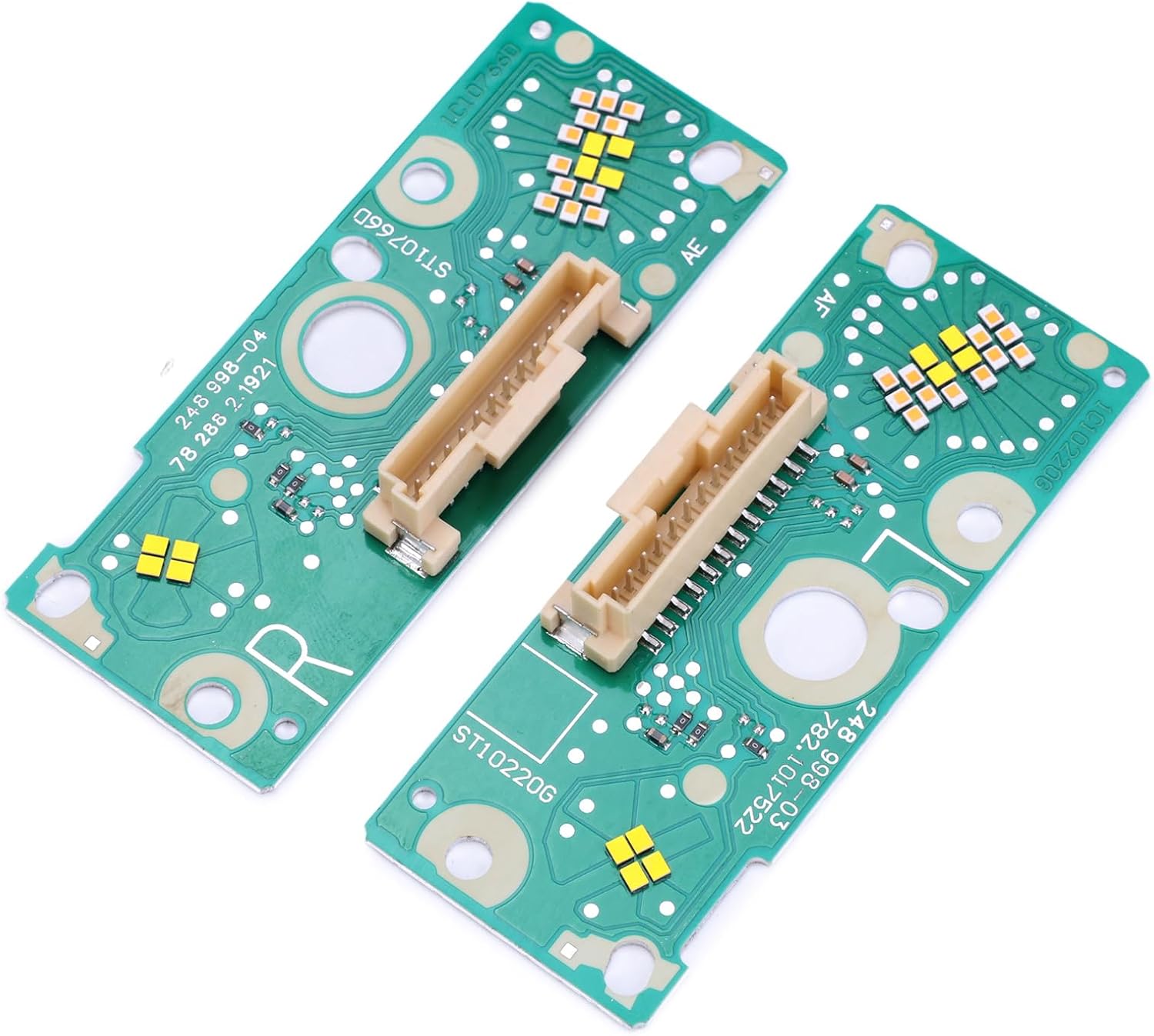 2PCS Left&Right Yellow Angel Eyes DRL Modules for 320i 330e M340i 2023-2024 LED Headlight Module 63115A57071 63115A57072 Headlight Daylight Module DRL Light Source Module