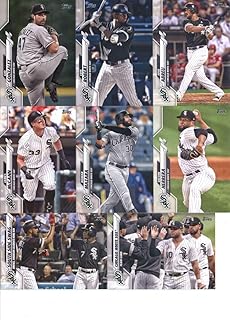 2020 Topps Series 2 Chicago White Sox Team Set of 12 Cards: Luis Robert(#392), Gio Gonzalez(#414), Reynaldo Lopez(#488), D...