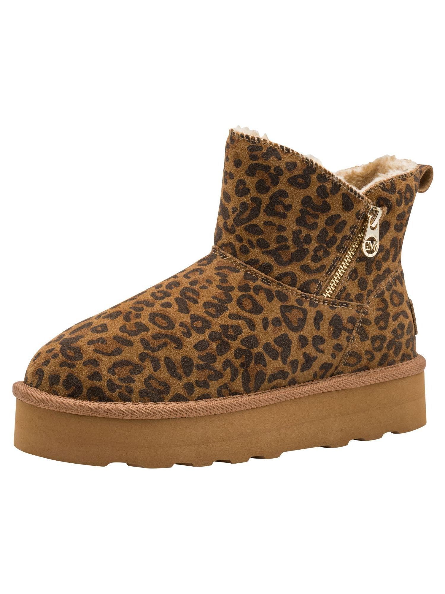 MARCO TOZZI Women's Guido Maria Kretschmer Mode-Stiefel 2-86480-45 Fashion Boot, Leo Cognac, 6 UK