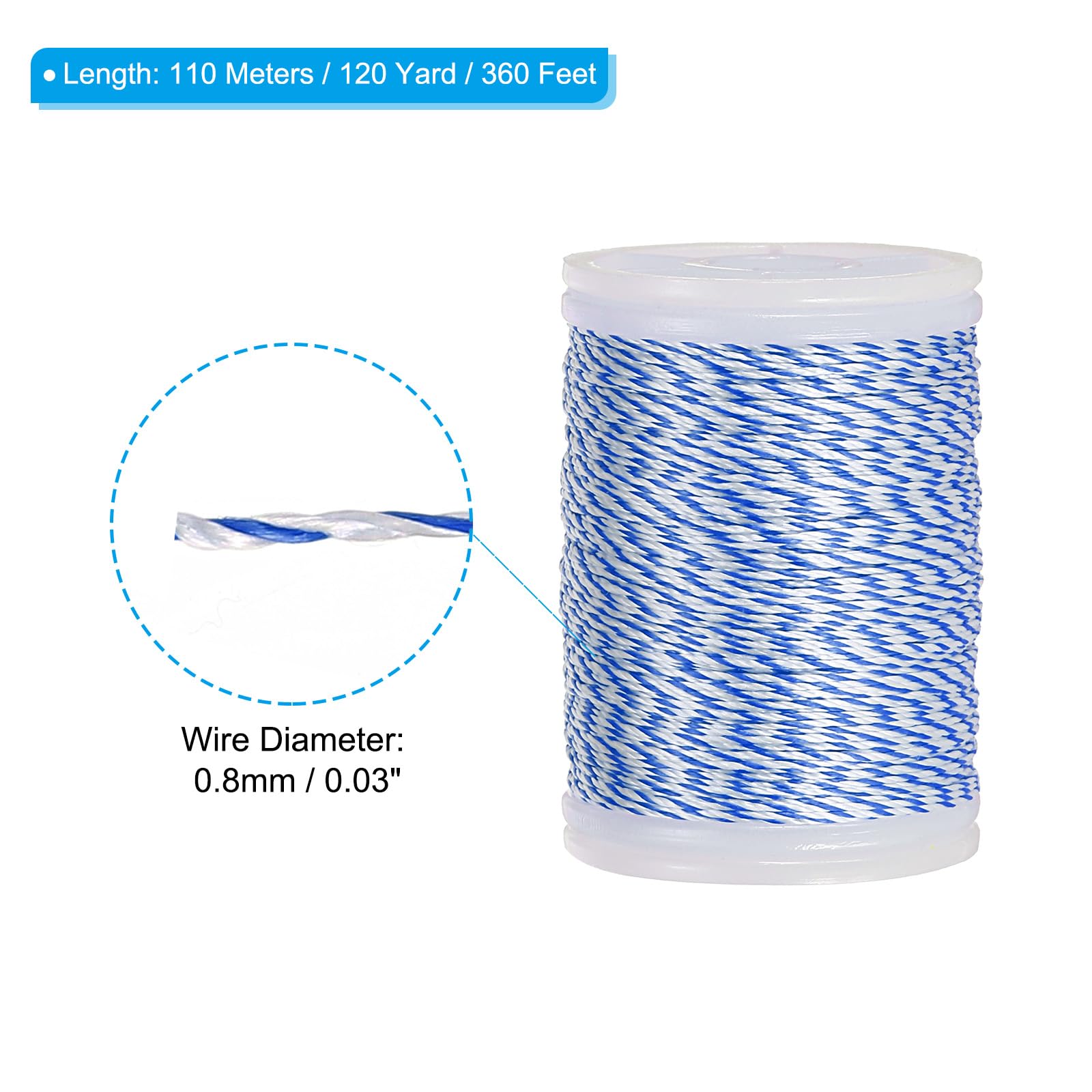 PATIKIL Archery Bow String Serving Thread 120 Yard/110M - Image 2