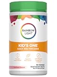 Kids One Multivitamin Tablets, Provides Healthy Growth and Immune Support, with Vitamin C, Zinc, & B Complex, Vegetarian and Gluten Free, Fruit Punch, 90 Count