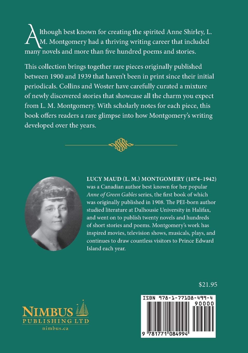 After Many Years: Twenty - One "Long Lost" Stories by L.M. Montgomery