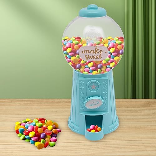 Miniatura 9 de Máquina manual de dulces dispensar mini caramelos, divertida máquina expendedora para estantería, escritorio de trabajo, encimera del hogar, se