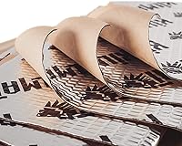 Vista 7 de KILMAT Alfombrilla de amortiguamiento de sonido de coche de 50 mil 50 pies cuadrados, amortiguador de sonido automotriz de butilo, aislamiento