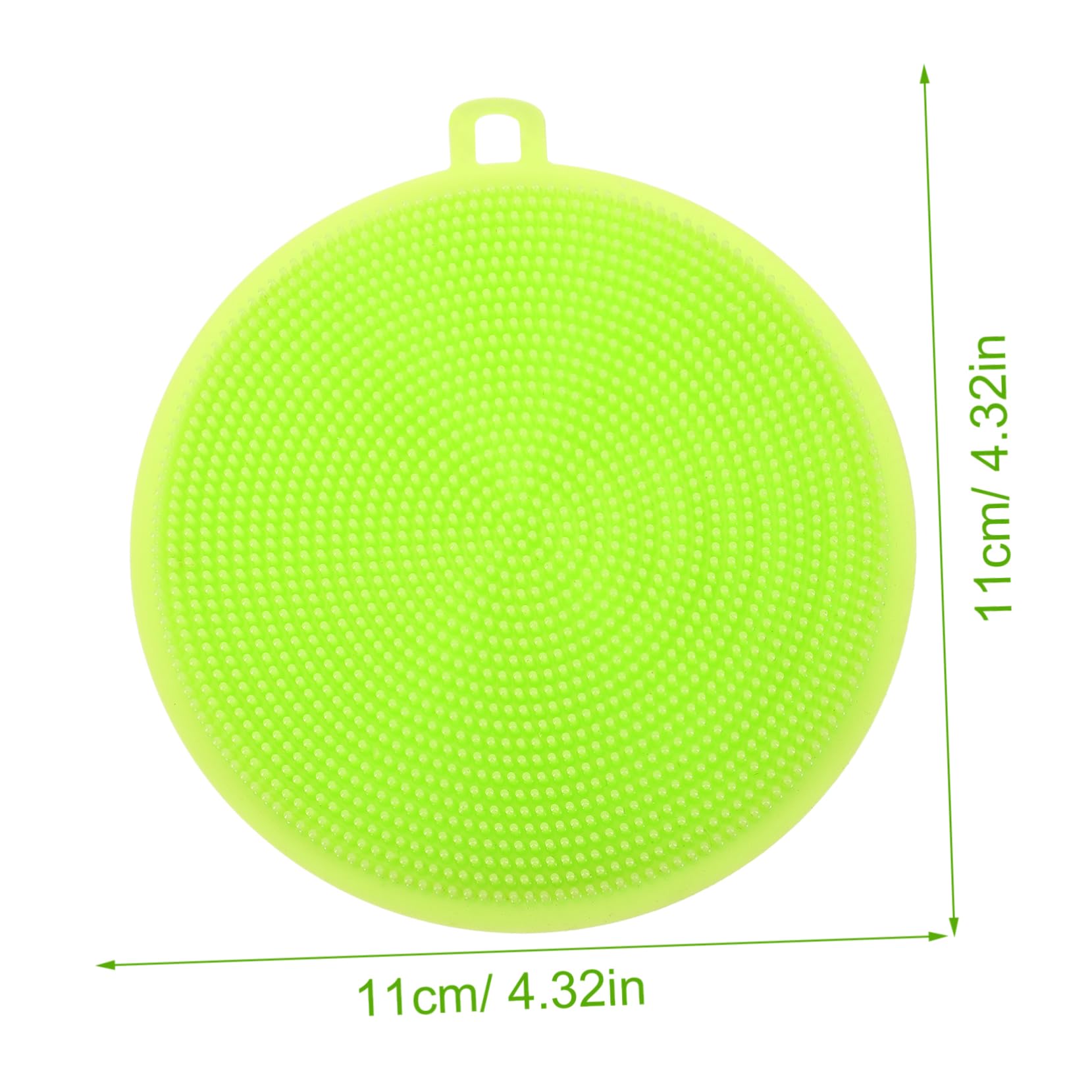 HOODANCOS Kitchen Scrubber Non Stick Cleaning Brush Dish Scrubbers for Dishes Silicone Brush