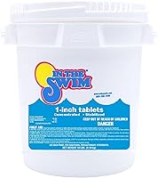 Vista 1 de In The Swim 1 Inch Stabilized Chlorine Tablets for Sanitizing Swimming Pools - Fast Dissolving - 90% Available Chlorine - Tri-Chlor - 10 Pounds