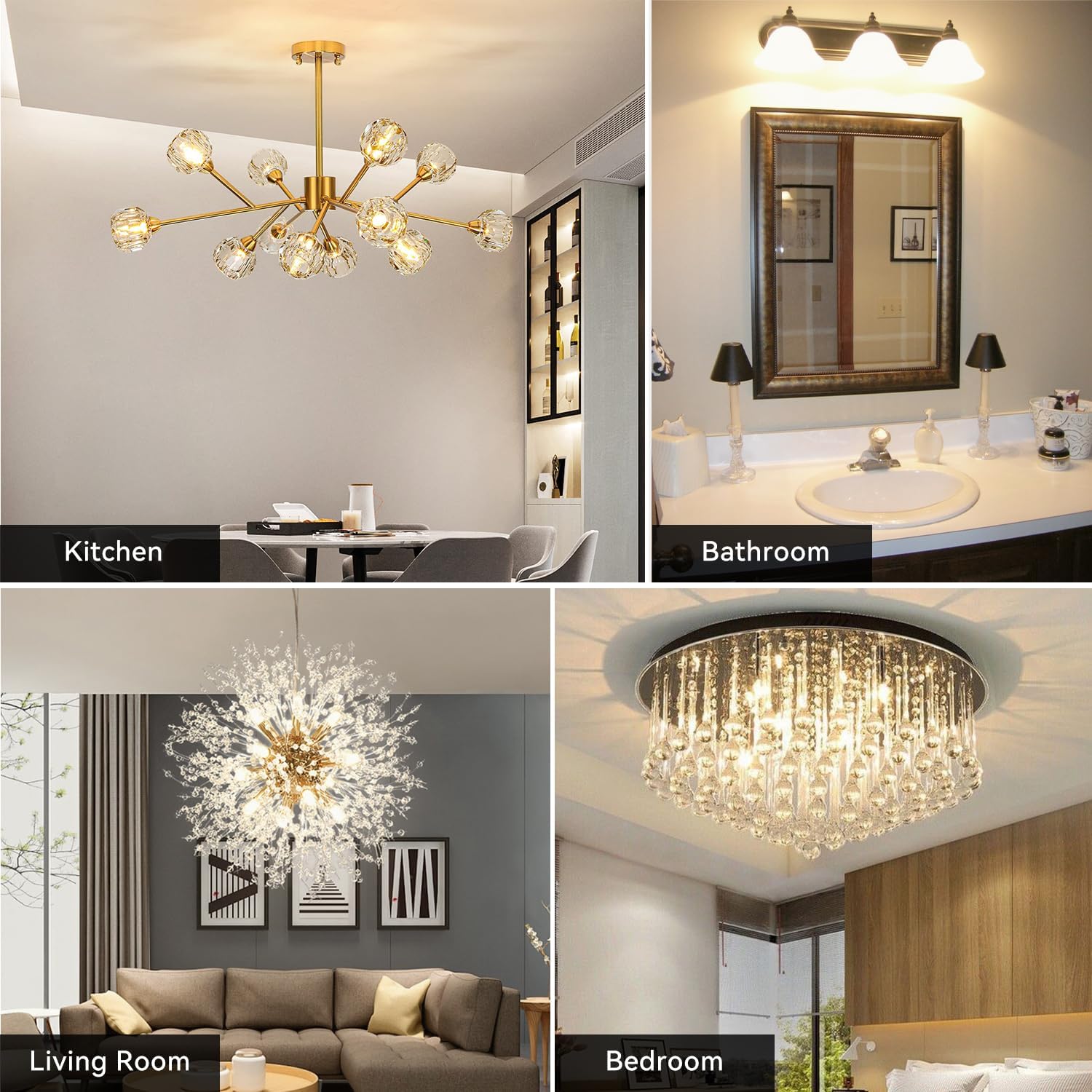 TJOY 24 Pack G9 LED Bulb 4W, 40 Watt Equivalent Halogen, 3000K Warm White Chandelier Light Bulbs, T4 G9 Bi-pin Base for Crystal Chandelier Home Lighting, 360 Degree Angle, 120V,Non-dimmable