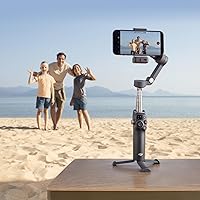 Vista 10 de DJI Osmo Mobile 7P Estabilizador de cardán para iPhone, Android, Seguimiento nativo, Iluminación, Cardán de teléfono de 3 ejes, Lanzamiento rápido