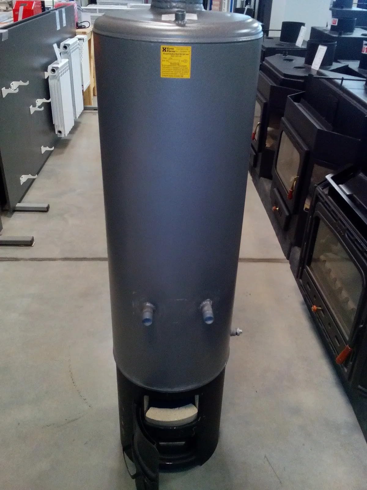 Forno da bagno in legno - Caldaia per acqua calda 80 litri
