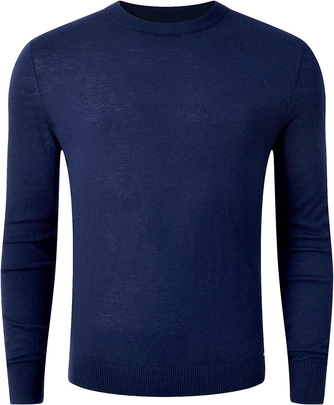 ZHILI Men's Lightweight Merino Wool Crewneck Sweater Underwear T Shirt -Warm Winter