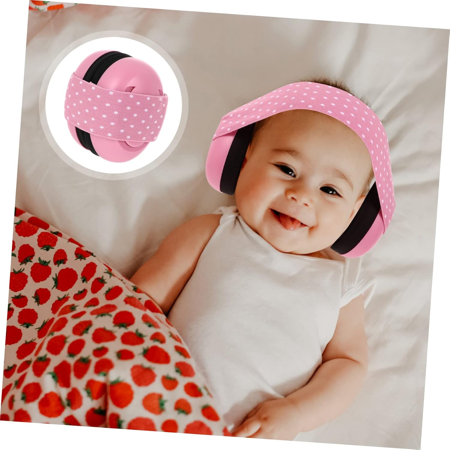 Adjustable Earmuffs Noise Reduction Earplugs for Newborn for Sleep Protection Travel and Events