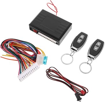 Universal Keyless Entry Car Kit with Remote Control for Cars Black