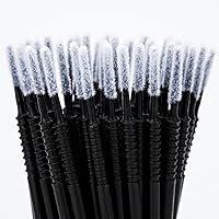 Vista 4 de G2PLUS 400 piezas de micro hisopos de algodón, microswabs de alta gama para extensiones de pestañas, cepillo micro aplicador para maquillaje y Negro