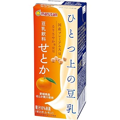 マルサン ひとつ上の豆乳 豆乳飲料 せとか 200ml×24本