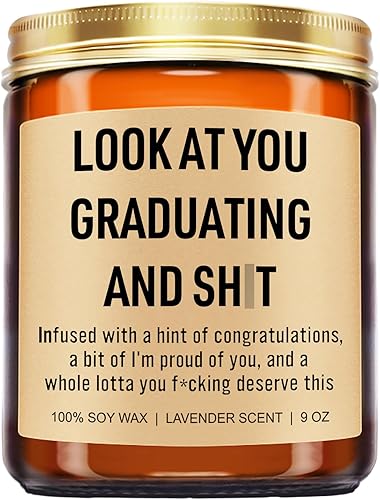Funny Grad Candle, 2026 - Graduation Gifts For Boyfriend