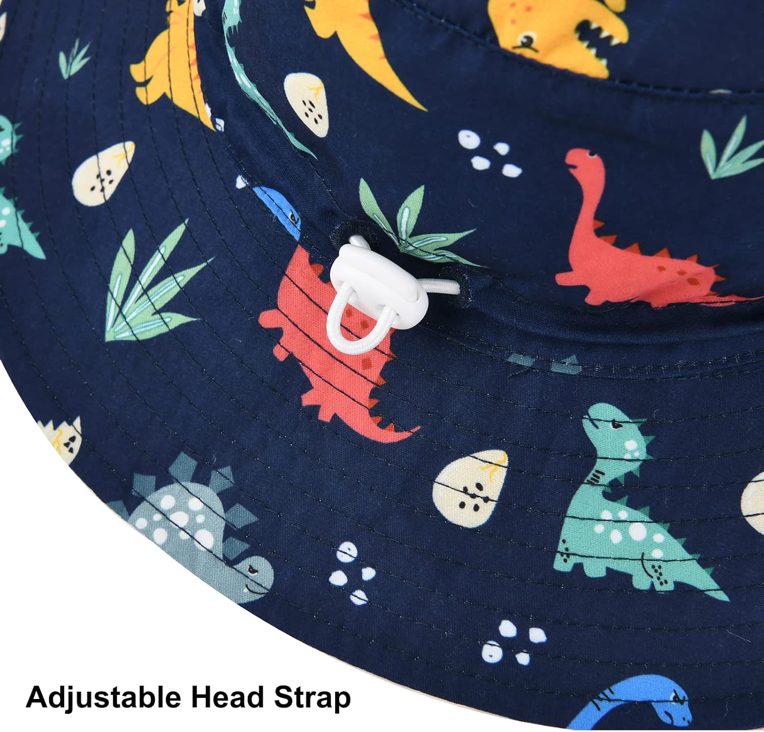 Baby Sun Hat Adjustable - Toddler Kids Beach Pool Bucket UPF 50+ Wide Brim Chin Strap Summer Play Hat - Image 4