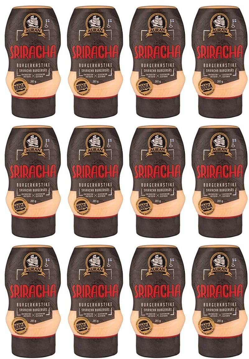 Auran Sriracha burger Soße 12 Gläser of 285g