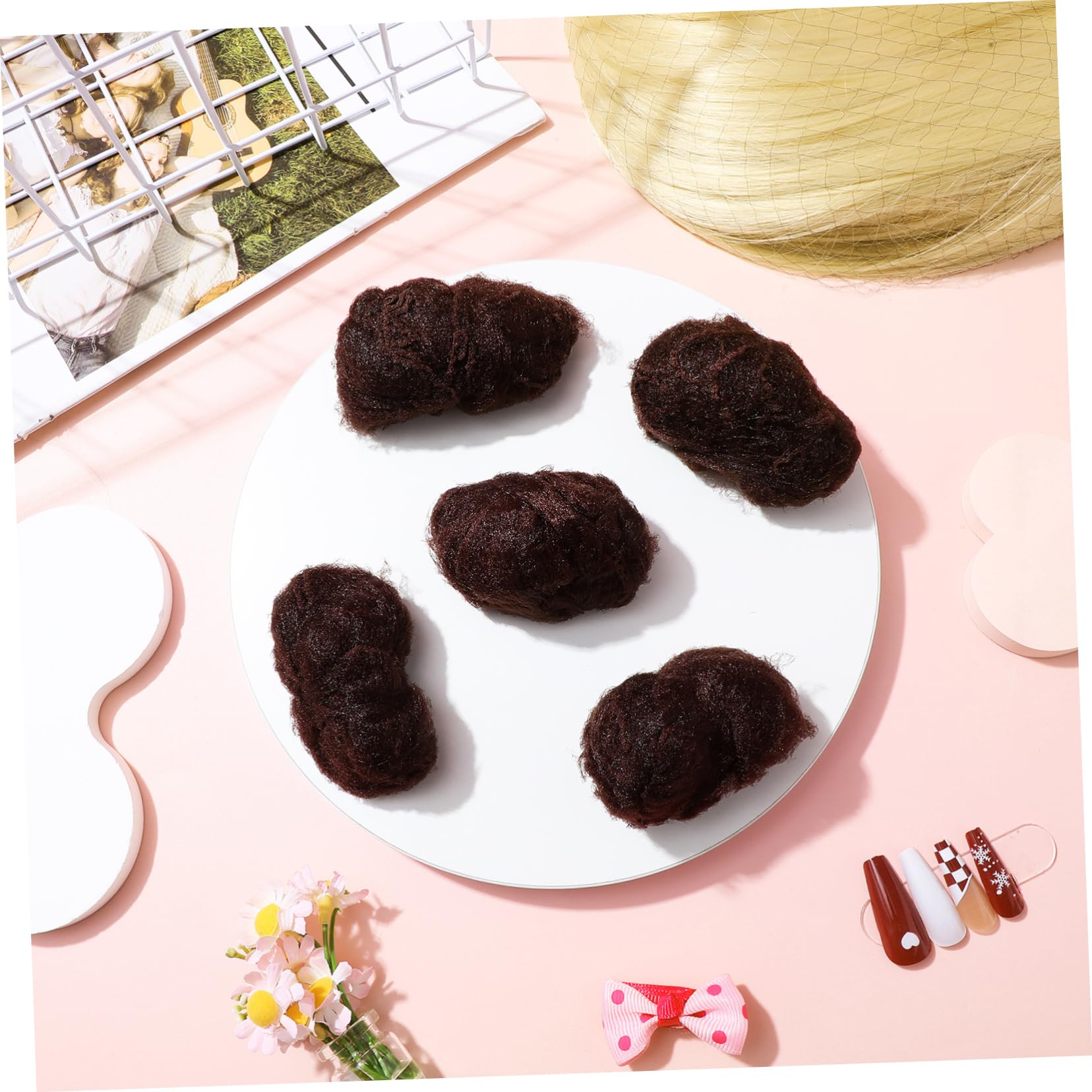 Healeved 400stücke Unsichtbare Haarnetze Aus Elastischem Mesh Für Ballettfrisuren Kaffee Wiederverwendbar Für Tänzerinnen Stewardessen Und Berufstätige