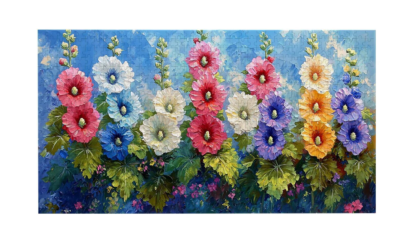 Puzzle para Adultos 1692 Piezas, Primavera de Flores Puzzle, Difícil, Desafiante, Rompecabezas Encajan Perfectamente, Letras en la Parte Posterior, Regalo para Personas Mayores (179x31cm) v-432
