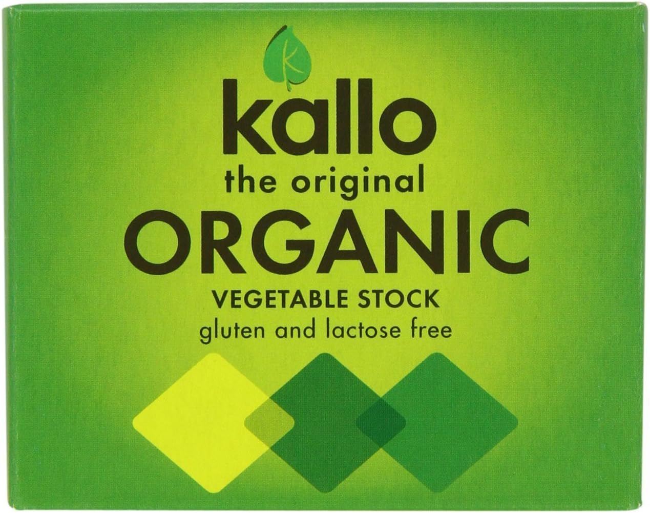 (2 Pack) - Kallo - Organic Vegetable Stock Cubes | 66g | 2 Pack Bundle