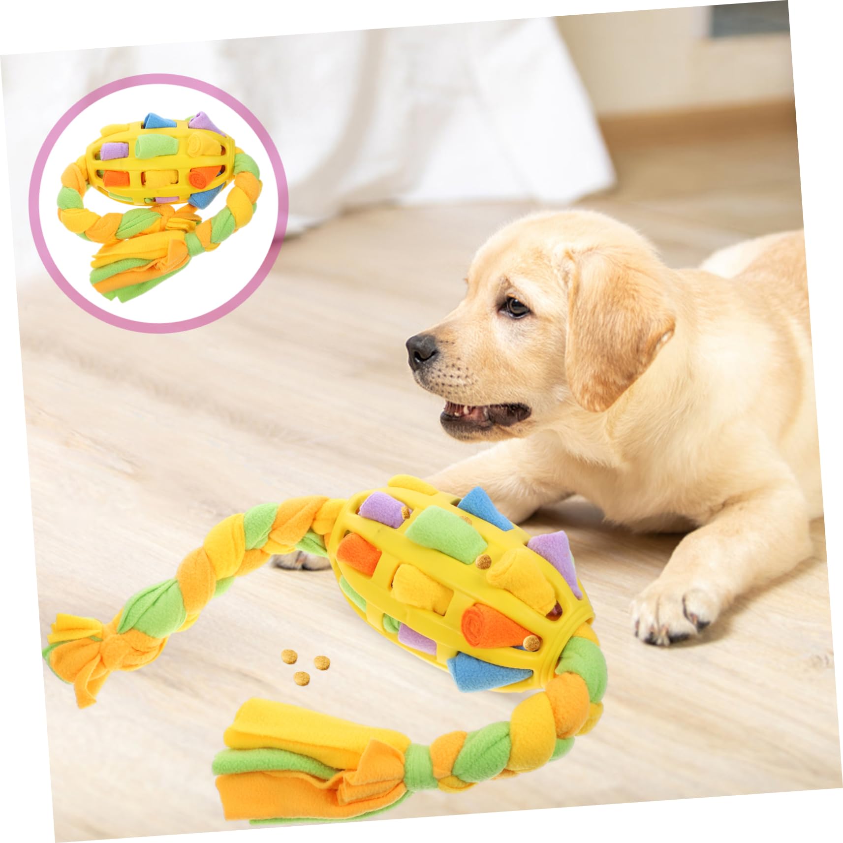 Sosoport 4pezzi Palla Interattiva Per Cani Gioco Stimolante Per Cuccioli Con Dispenser Per Cibo e Attività Di Ricerca Giocattolo Per Arricchimento Mentale Per Cani Riduce La Noia e