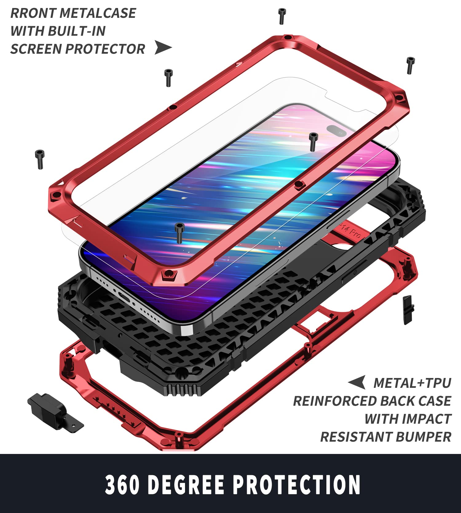❤️ラスト1点❤️ iPhone14Pro ケース メタルキックスタンドケース ESR iPhone 15 15Plus 15Pro Max 14 ケース iPhone14Pro 14Plus