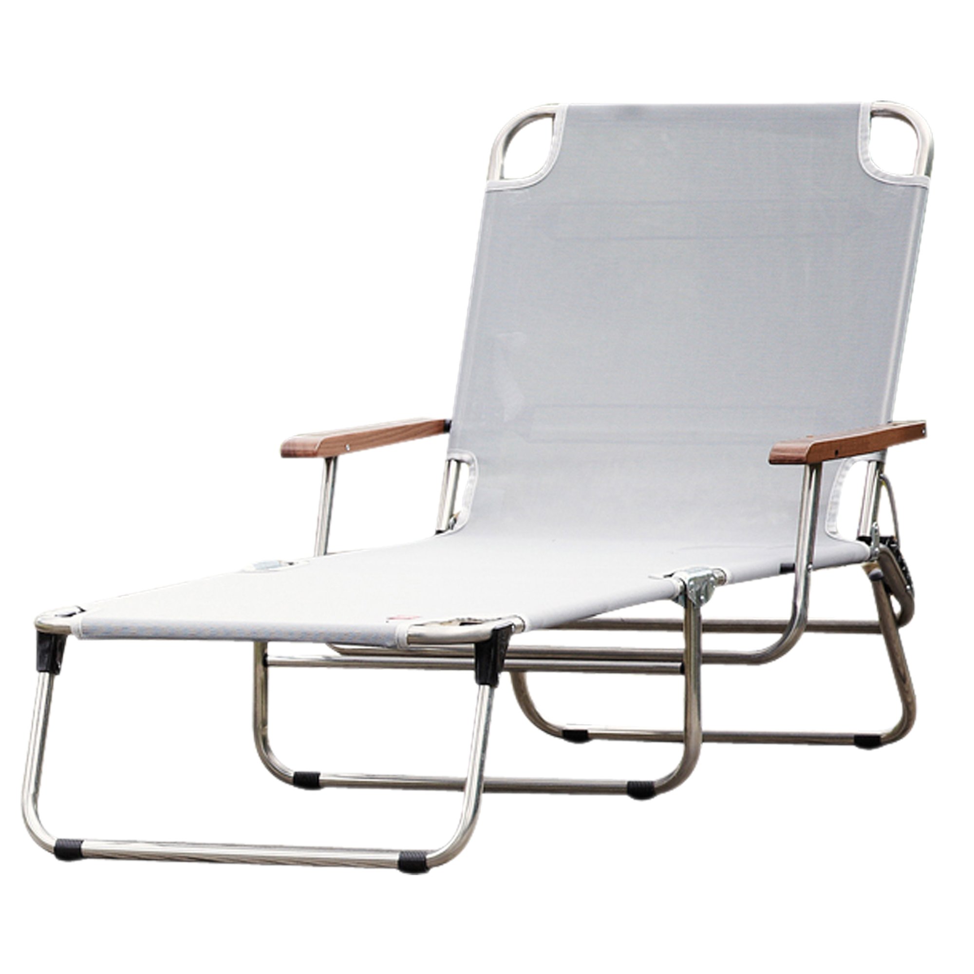 Amigo Dreibeinliege mit Armlehne, weiss