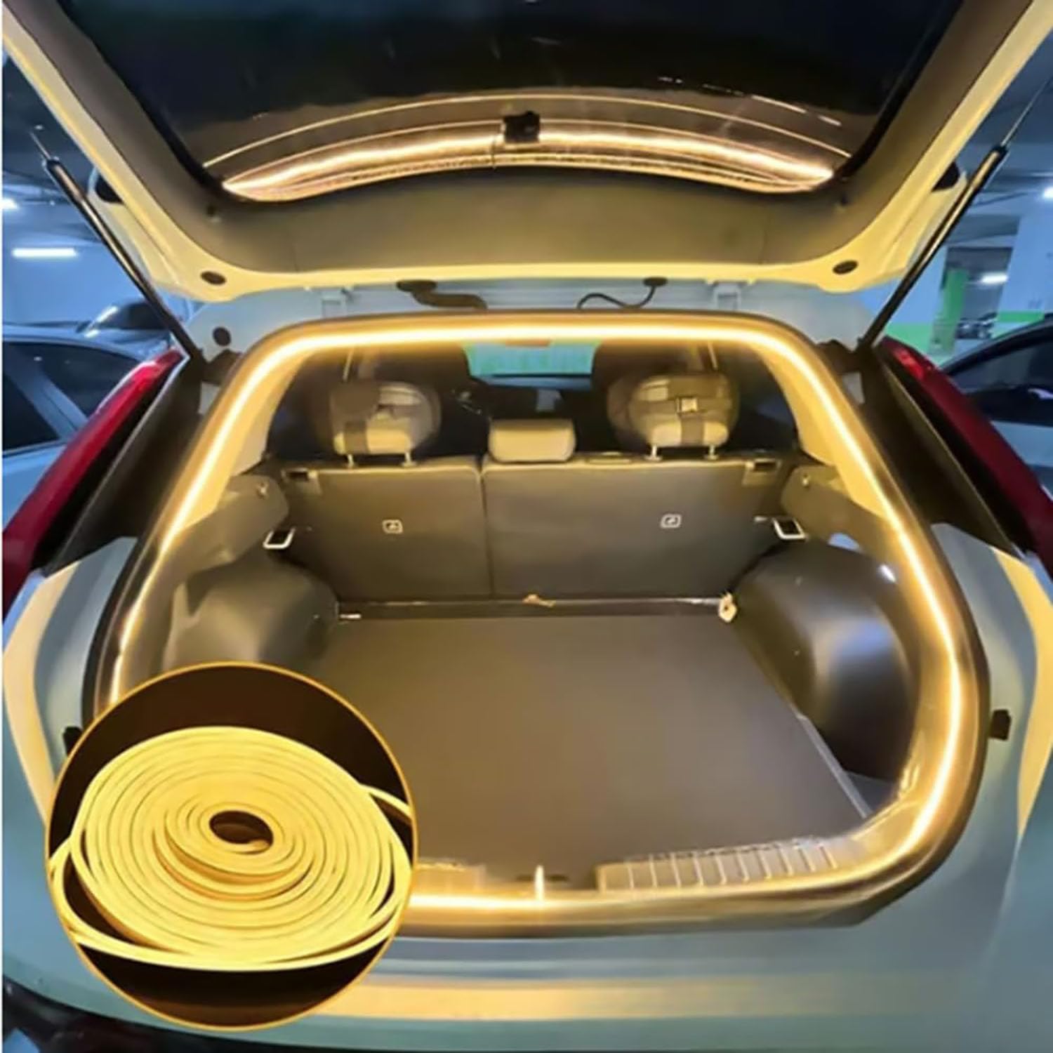 Led Front Grille Lights For 2004-2020 Ford F150,2017-2022 F250,2013-2018 Dodge Ram 1500 Raptor Style Aftermarket Grill Replacement Grills Lamps kit Accessories (black shell amber light)