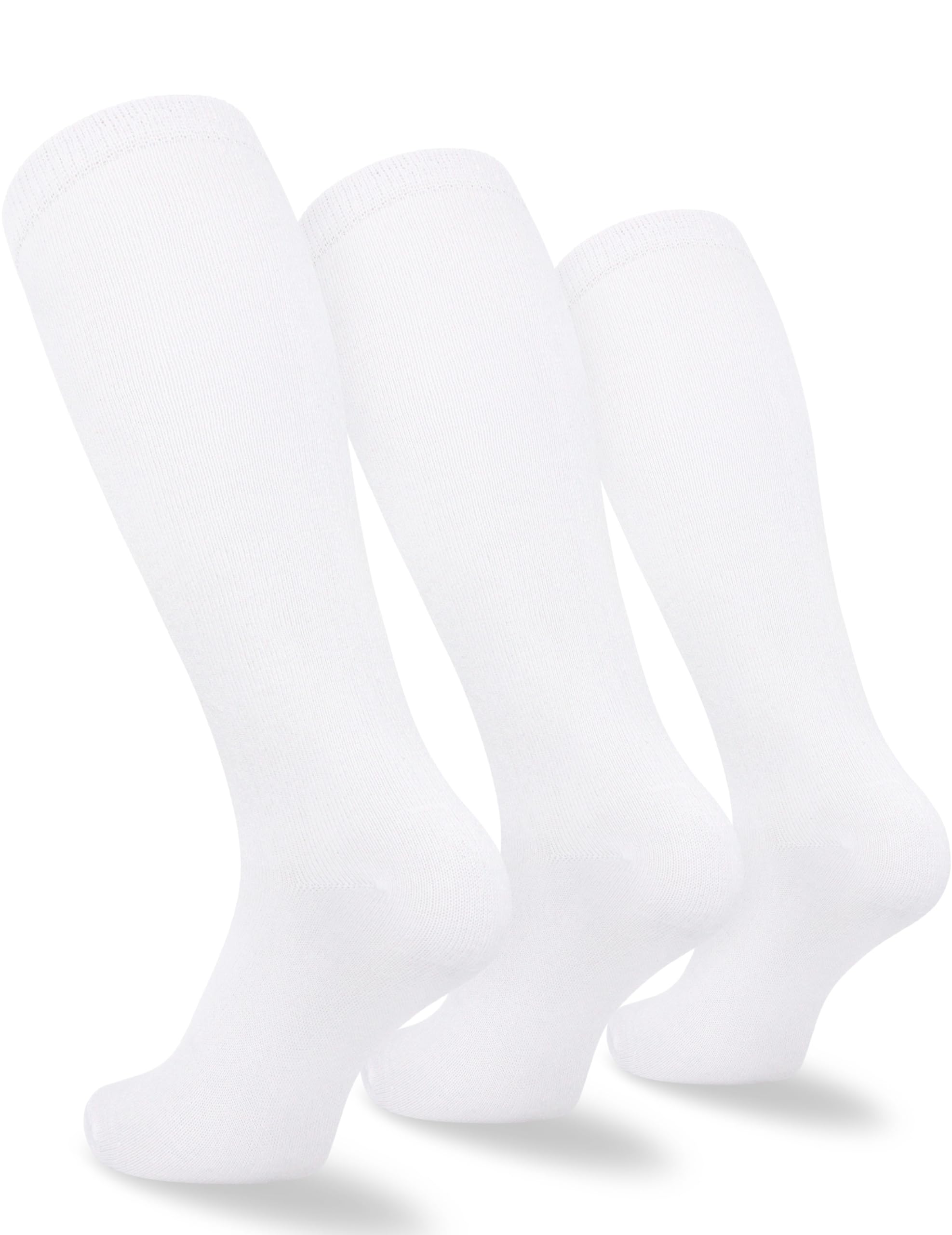 Sarfel 3 Pack Kids Soccer Socks Toddler Baseball Socks Youth Boys Girls Softball Sock Girls Youth Football Sock Team Sports