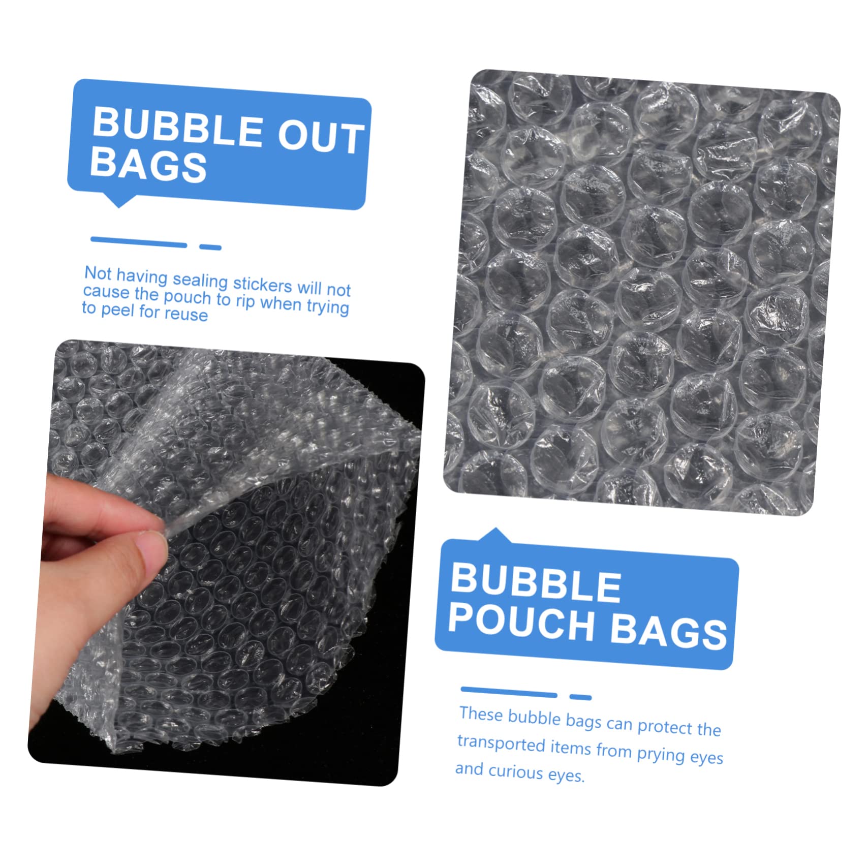 FUNOMOCYA Pouches 100pcs Bulk Thicken Bubble Mailers for Packing Shipping Mailing