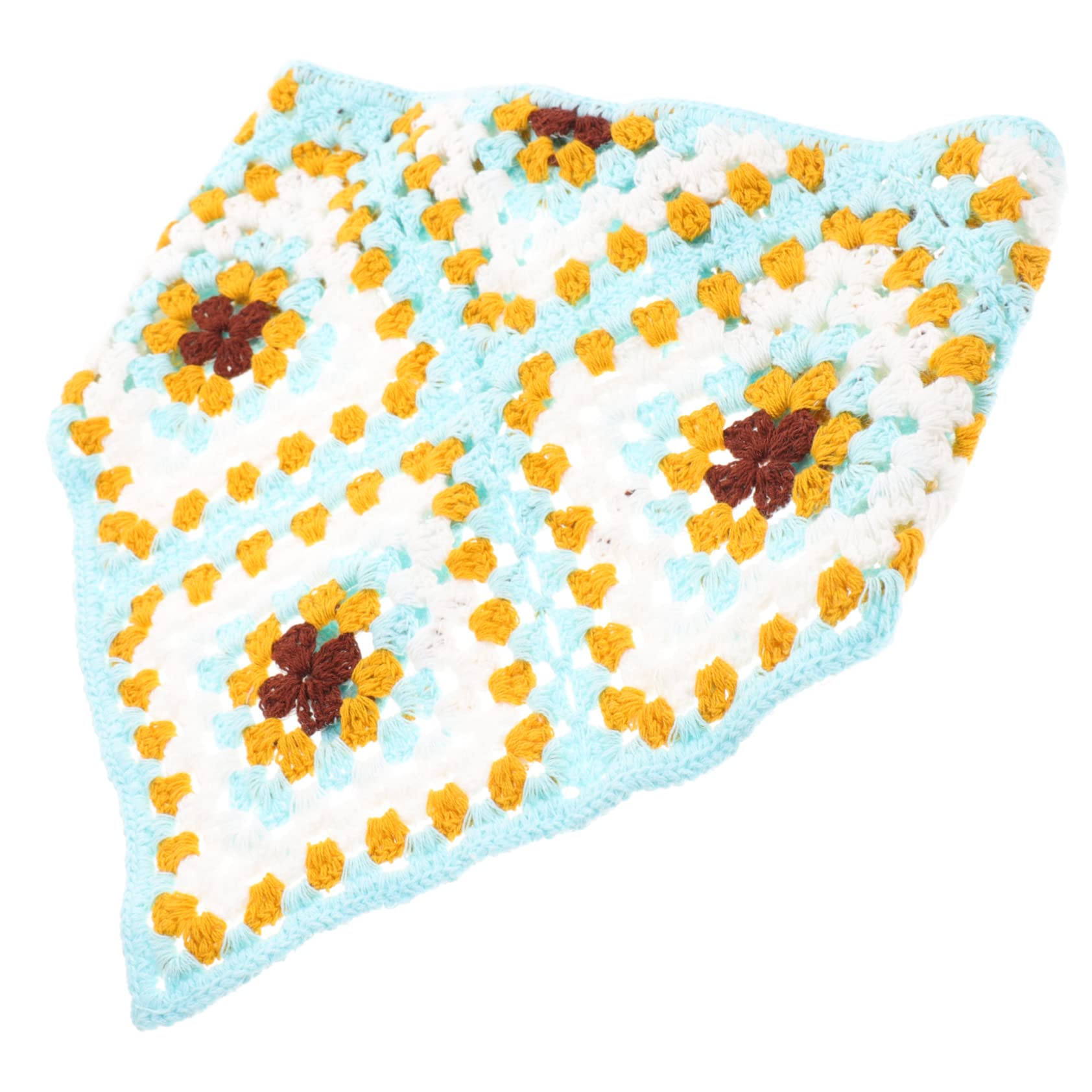 Healeved 3 Piezas diadema triangular diademas trenzadas lazos para el cabello de colores hair topper bandana turbantes pañuelo para la cabeza para mujer bufanda para el cabello tela Blue