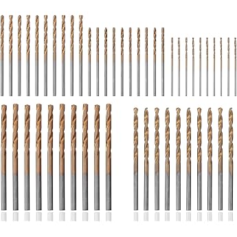 50 Piece Mini Hand Twist Drill Bit Set HSS Micro Drill Bit Set