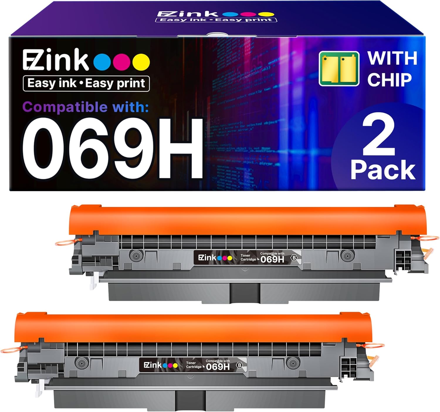 E-Z Ink High Capacity 069H Toner Cartridge Compatible Replacement for Canon 069 069H Black use with ImageCLASS MF753Cdw MF751Cdw LBP674Cdw LBP673Cdw LBP674Cx MF752Cdw MF756Cx Printer with Chip 2 Black